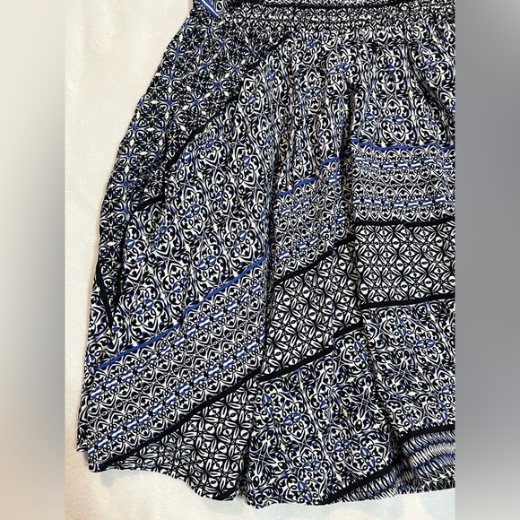 Aeropostale Lightweight Blue and Black Patterned Women's Mini Dress Size Small - Picture 11 of 12